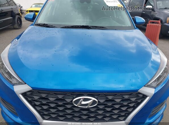 KM8J2CA46LU172673 2020 HYUNDAI TUCSON Синий Вид сзади