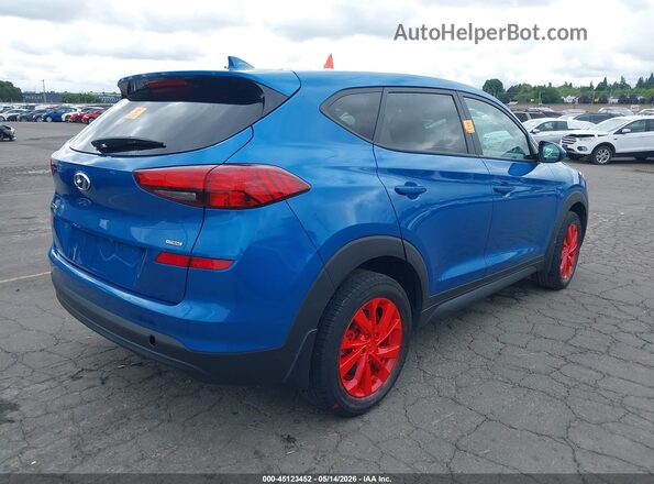 KM8J2CA46LU172673 2020 HYUNDAI TUCSON Синий Задняя правая четверть