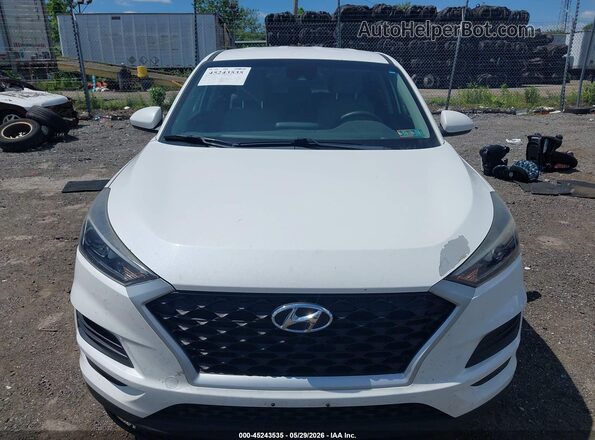 KM8J2CA4XKU963545 2019 HYUNDAI TUCSON White Instrument cluster view