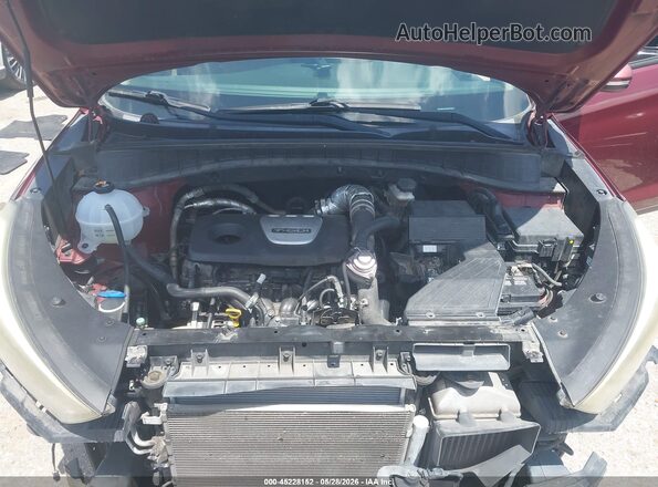 KM8J33A23GU076873 2016 HYUNDAI TUCSON Burgundy Вид ззаду