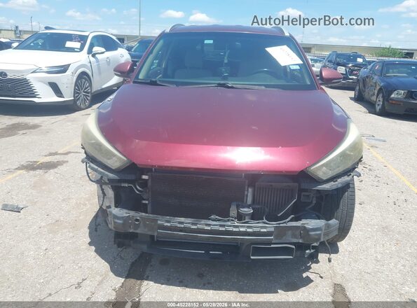 KM8J33A23GU076873 2016 HYUNDAI TUCSON Burgundy Вид задньої частини салону