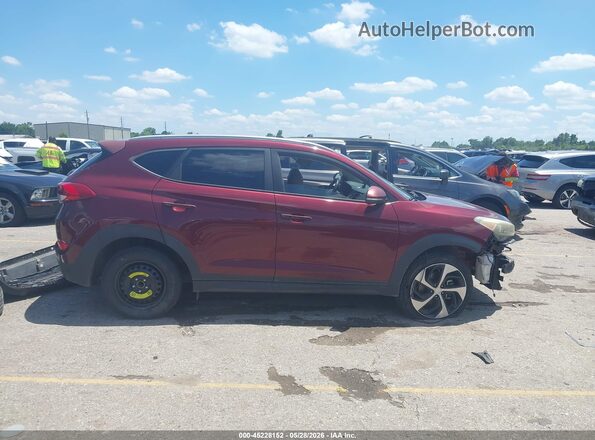 KM8J33A23GU076873 2016 HYUNDAI TUCSON Burgundy Панорамний вид салону 360°