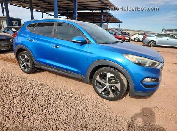 KM8J33A23GU182451 2016 HYUNDAI TUCSON Blue 