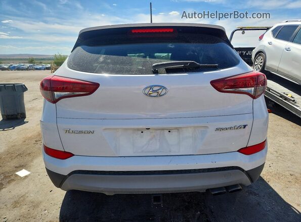KM8J33A23HU514678 2017 HYUNDAI TUCSON White Հետևի տեսք