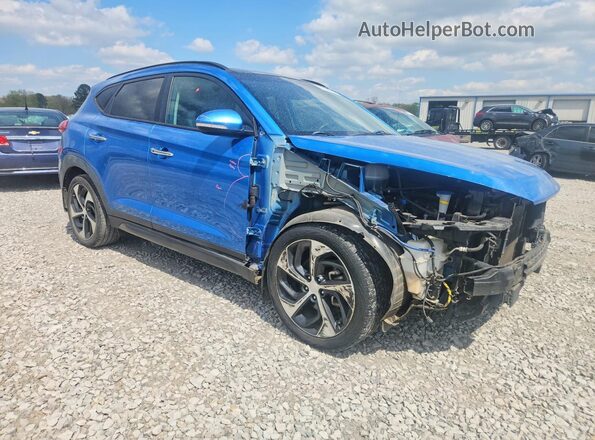KM8J33A25GU101921 2016 HYUNDAI TUCSON Blue 