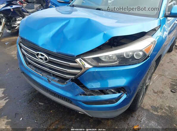 KM8J33A27GU140445 2016 HYUNDAI TUCSON Blue Widok z przodu