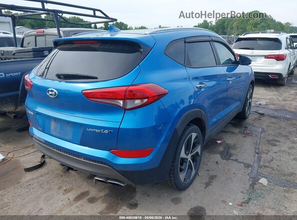 KM8J33A27GU140445 2016 HYUNDAI TUCSON Blue Tył prawy