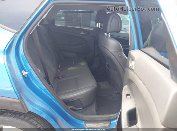 KM8J33A27GU140445 2016 HYUNDAI TUCSON Blue Widok naklejki z numerem VIN