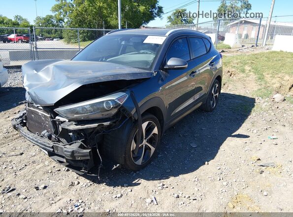 KM8J33A28GU027216 2016 HYUNDAI TUCSON Gray 