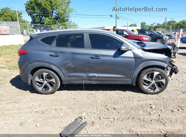 KM8J33A28GU027216 2016 HYUNDAI TUCSON Gray 