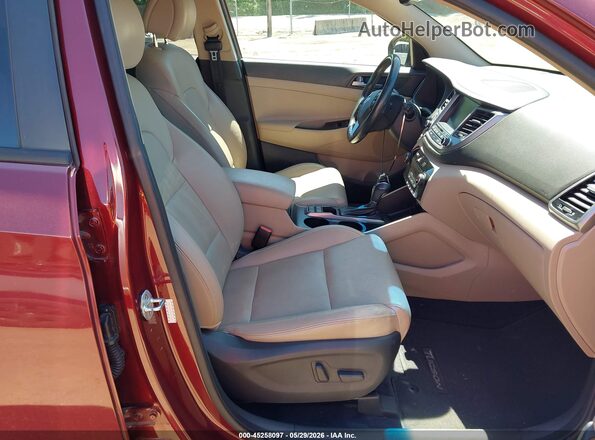 KM8J33A29GU025586 2016 HYUNDAI TUCSON Бордовый 