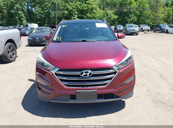 KM8J33A29GU025586 2016 HYUNDAI TUCSON Бордовый 
