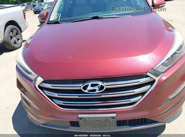 KM8J33A29GU025586 2016 HYUNDAI TUCSON Бордовый 