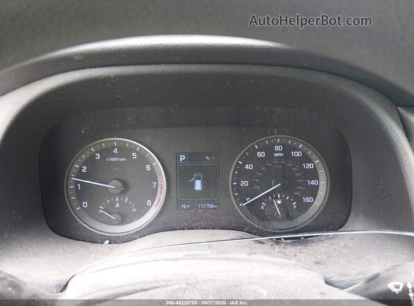 KM8J33A40HU348993 2017 HYUNDAI TUCSON Black Widok tylnych siedzeń