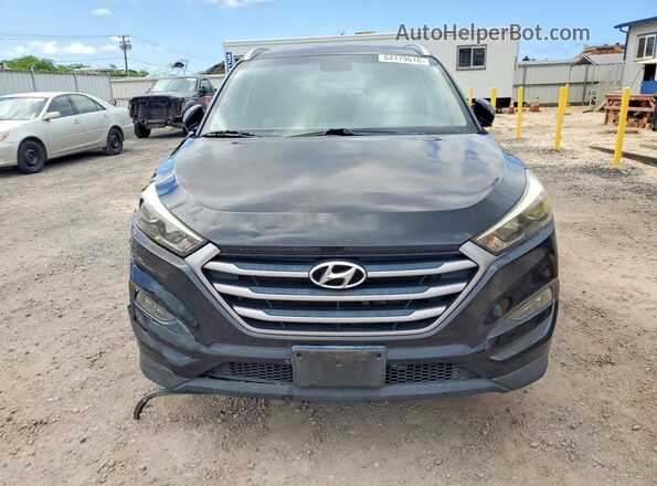 KM8J33A41HU418565 2017 HYUNDAI TUCSON Black Widok z przodu