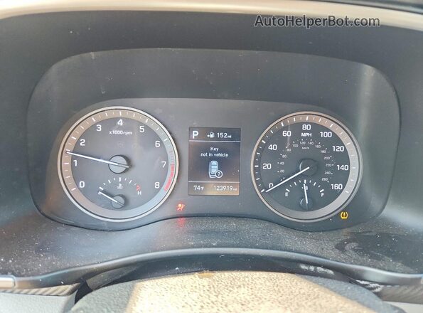 KM8J33A43LU214889 2020 HYUNDAI TUCSON White Вид щитка приладів