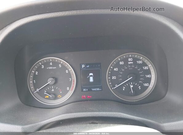 KM8J33A44HU476699 2017 HYUNDAI TUCSON Black უკანა სავარძლების ხედი