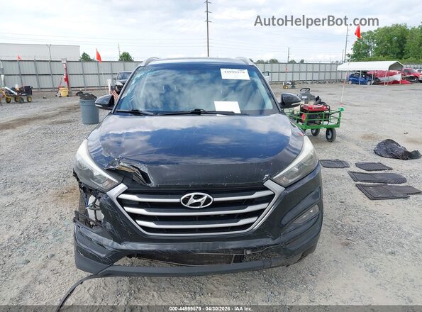 KM8J33A44HU476699 2017 HYUNDAI TUCSON Black ხელსაწყოთა პანელის ხედი