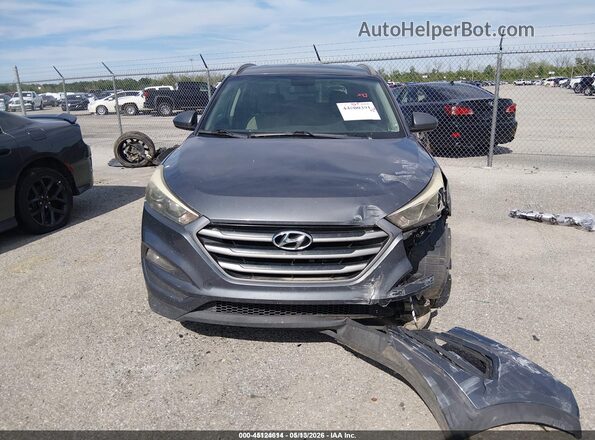 KM8J33A44JU669201 2018 HYUNDAI TUCSON Gray Вид щитка приладів