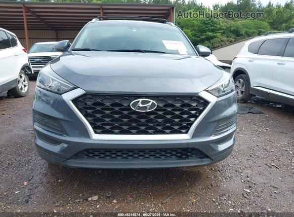 KM8J33A46MU343470 2021 HYUNDAI TUCSON Blue ხელსაწყოთა პანელის ხედი