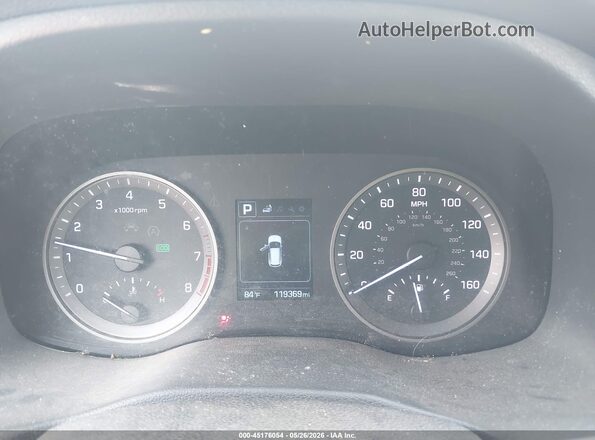 KM8J33A47GU161264 2016 HYUNDAI TUCSON Silver უკანა სავარძლების ხედი