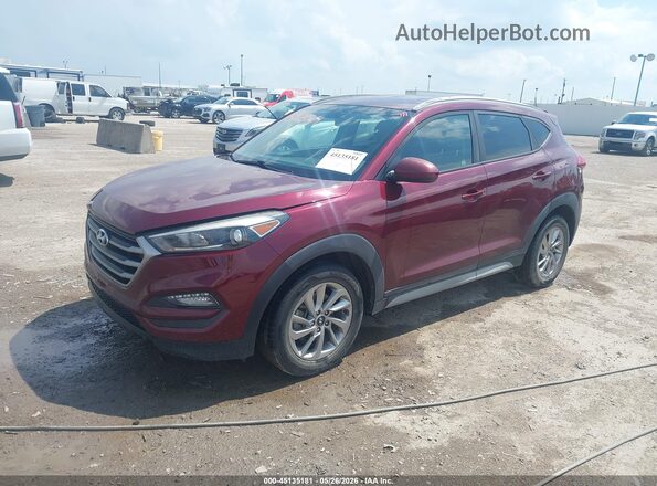 KM8J33A47JU662002 2018 HYUNDAI TUCSON Red Przód lewy