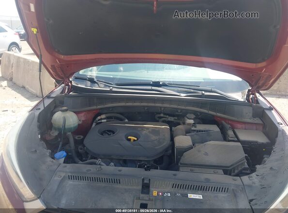 KM8J33A47JU662002 2018 HYUNDAI TUCSON Red Widok z tyłu