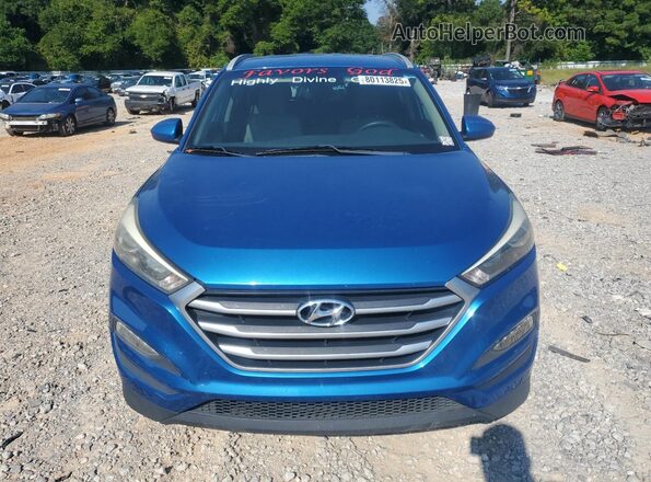 KM8J33A48JU776901 2018 HYUNDAI TUCSON Синий 