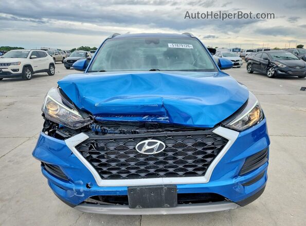 KM8J33AL0LU133291 2020 HYUNDAI TUCSON Blue Widok z przodu