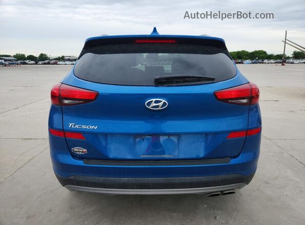 KM8J33AL0LU133291 2020 HYUNDAI TUCSON Blue Widok z tyłu