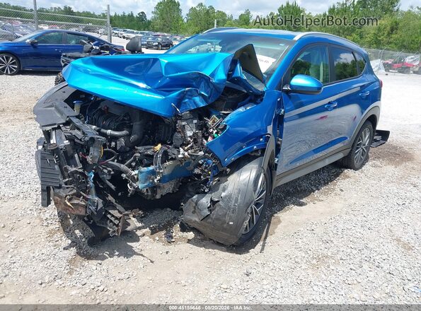KM8J33AL0MU297321 2021 HYUNDAI TUCSON Blue Front left