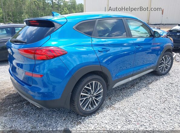 KM8J33AL0MU297321 2021 HYUNDAI TUCSON Blue Rear right