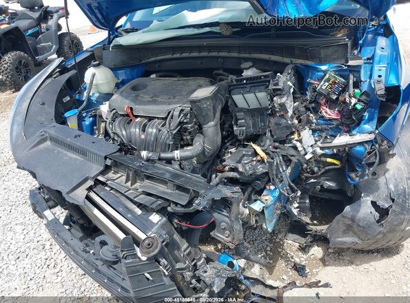 KM8J33AL0MU297321 2021 HYUNDAI TUCSON Blue Rear view