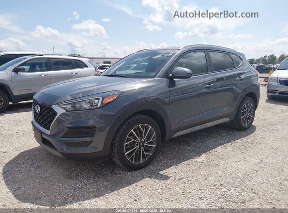 KM8J33AL0MU409115 2021 HYUNDAI TUCSON Gray Przód lewy