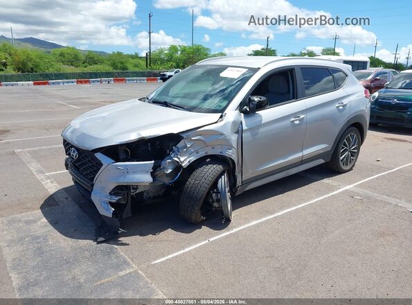 KM8J33AL1LU171404 2020 HYUNDAI TUCSON Silver წინა მარცხენა ხედი სამი მეოთხედიდან