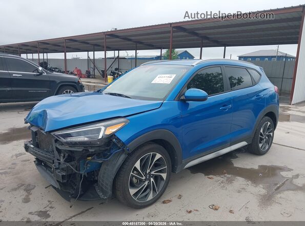 KM8J33AL2LU272970 2020 HYUNDAI TUCSON Blue Front left