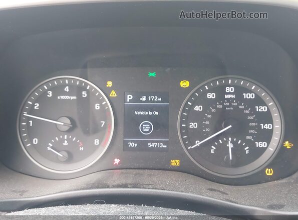 KM8J33AL2LU272970 2020 HYUNDAI TUCSON Blue Rear seats view