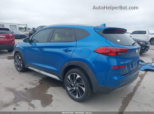 KM8J33AL2LU272970 2020 HYUNDAI TUCSON Blue Rear left
