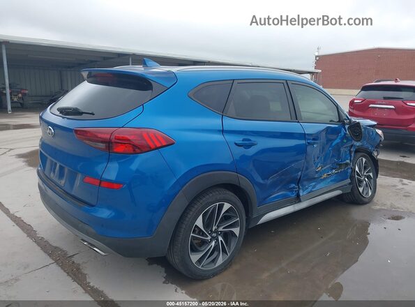 KM8J33AL2LU272970 2020 HYUNDAI TUCSON Blue Rear right