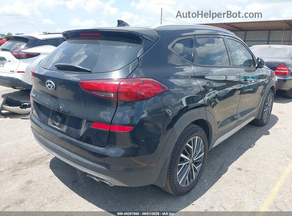 KM8J33AL2MU329332 2021 HYUNDAI TUCSON Black Задня права чверть