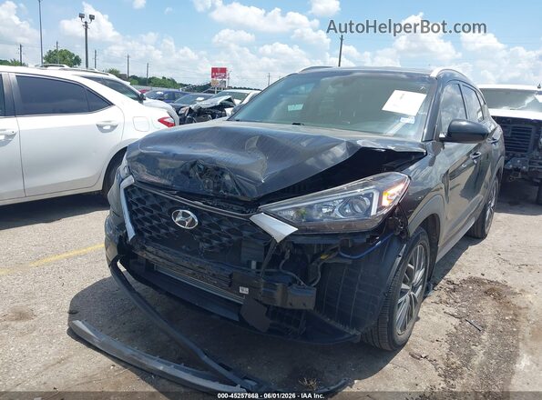 KM8J33AL2MU329332 2021 HYUNDAI TUCSON Black Вид спереду