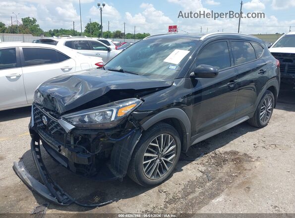 KM8J33AL2MU329332 2021 HYUNDAI TUCSON Black Передня ліва чверть
