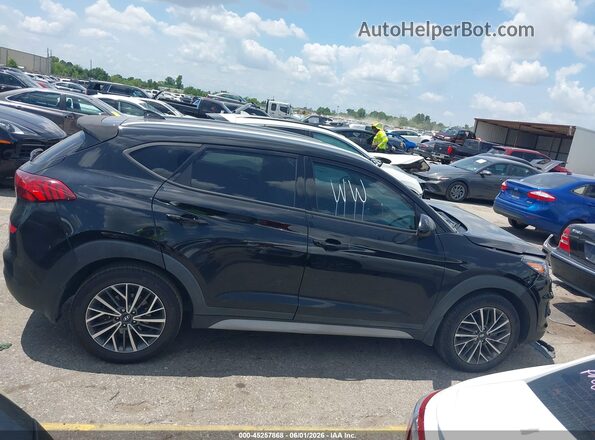 KM8J33AL2MU329332 2021 HYUNDAI TUCSON Black Вид задньої частини салону