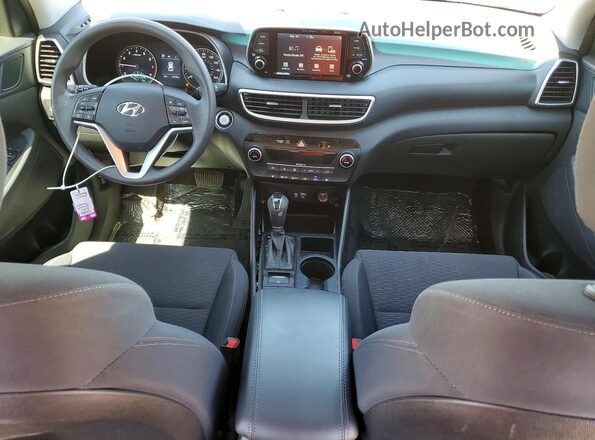 KM8J33AL2MU396111 2021 HYUNDAI TUCSON Black წინა პანელის ხედი