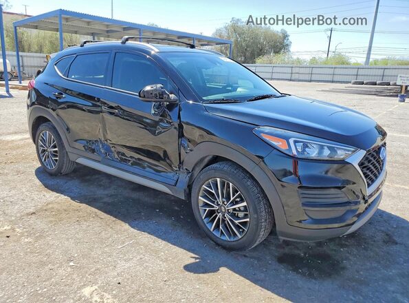 KM8J33AL2MU396111 2021 HYUNDAI TUCSON Black წინა მარჯვენა