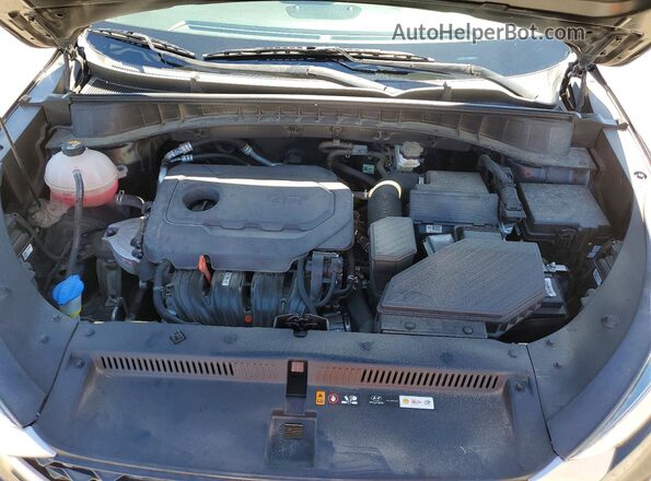 KM8J33AL2MU396111 2021 HYUNDAI TUCSON Black ძრავის განყოფილების ხედი