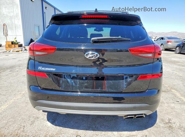 KM8J33AL2MU396111 2021 HYUNDAI TUCSON Black უკანა ხედი