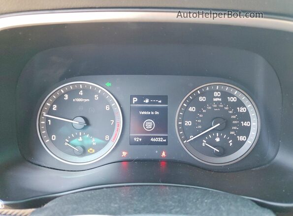 KM8J33AL2MU396111 2021 HYUNDAI TUCSON Black ხელსაწყოთა პანელის ხედი