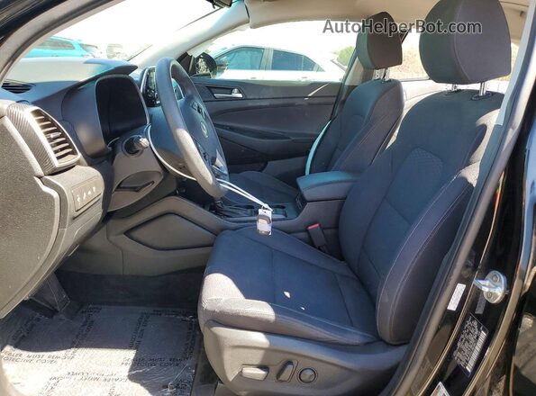 KM8J33AL2MU396111 2021 HYUNDAI TUCSON Black წინა სალონის ხედი