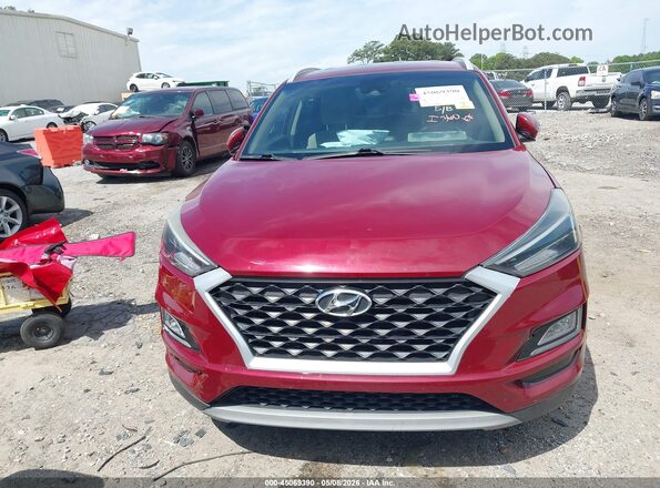 KM8J33AL5LU181465 2020 HYUNDAI TUCSON Red ხელსაწყოთა პანელის ხედი